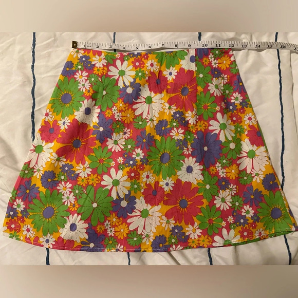Peppermayo 70s Floral Brady Mini Skirt - Picture 3 of 8